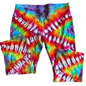Tie Dye Lounge Pants 2XL Colorful Rainbow Drawstring‎ Comfy could be unisex